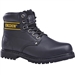 KINGSHOW 6" Genuine Leather Insulated Black Safety Soft Toe Work Boot