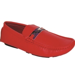 KRAZY SHOE ARTISTS RED Party Men's Loafer Drivers