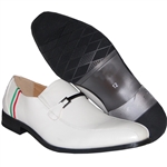 KRAZY SHOE ARTISTS- REPUBLIC WHITE DRESS SHOES FOR MEN WITH STYLE