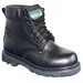 Highest Quality Leather 6 Inch Men's Black Work Boot Rugged Outdoor Shoes