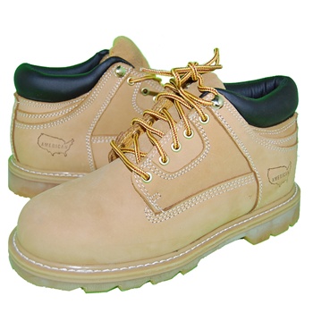 AMERICAN 6" Genuine Leather Steel Toe Work Boot & Outdoor Shoes for Men